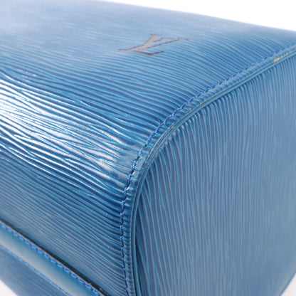 Louis Vuitton Epi Leather Speedy 30 Handbag in Blue M43005