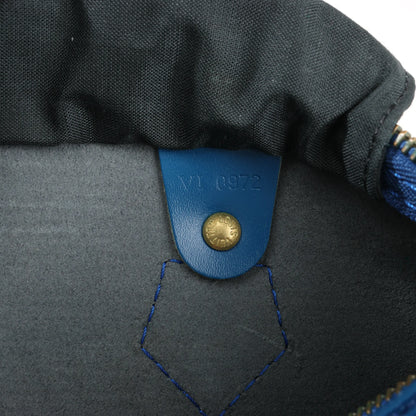 Louis Vuitton Epi Leather Speedy 30 Handbag in Blue M43005