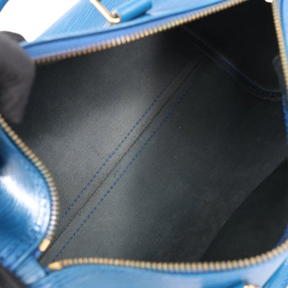 Louis Vuitton Epi Leather Speedy 30 Handbag in Blue M43005