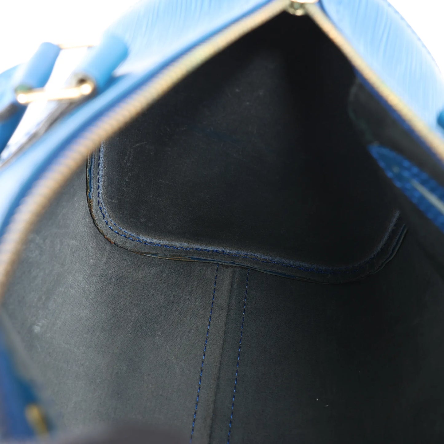 Louis Vuitton Epi Leather Speedy 30 Handbag in Blue M43005