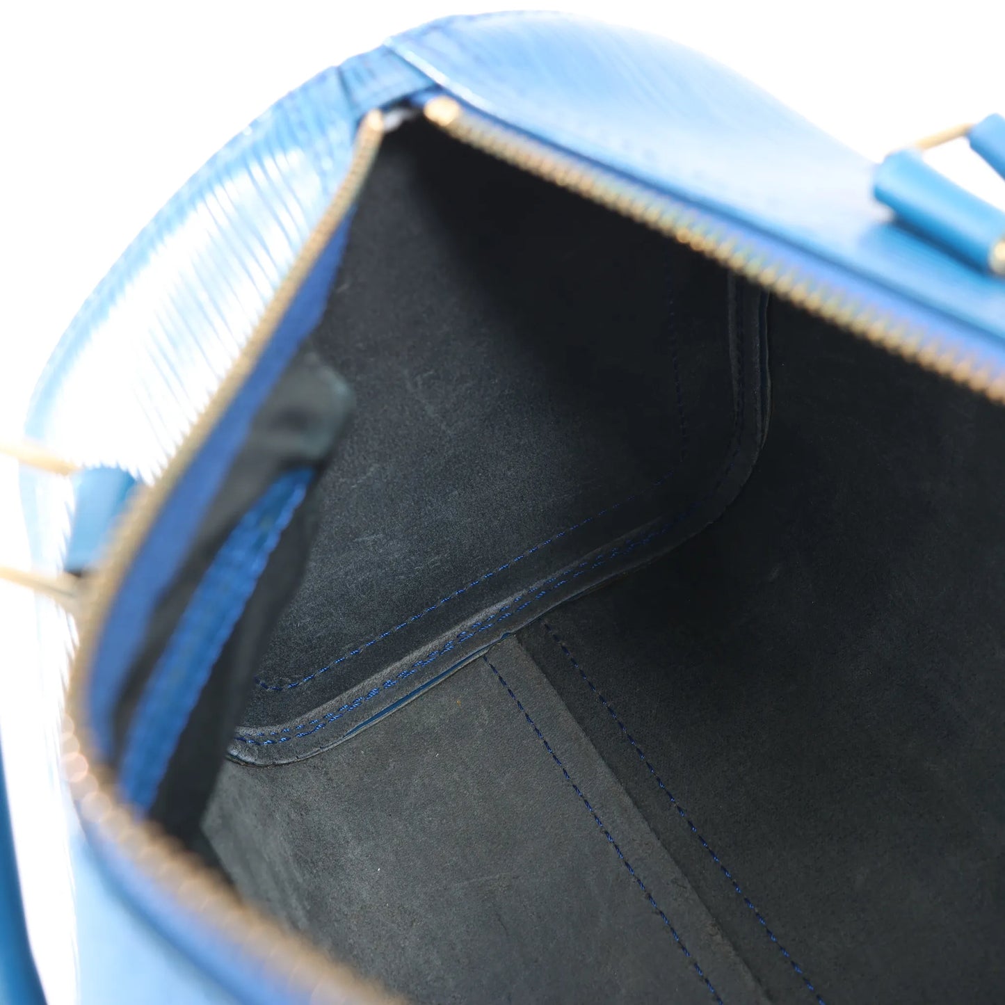 Louis Vuitton Epi Leather Speedy 30 Handbag in Blue M43005