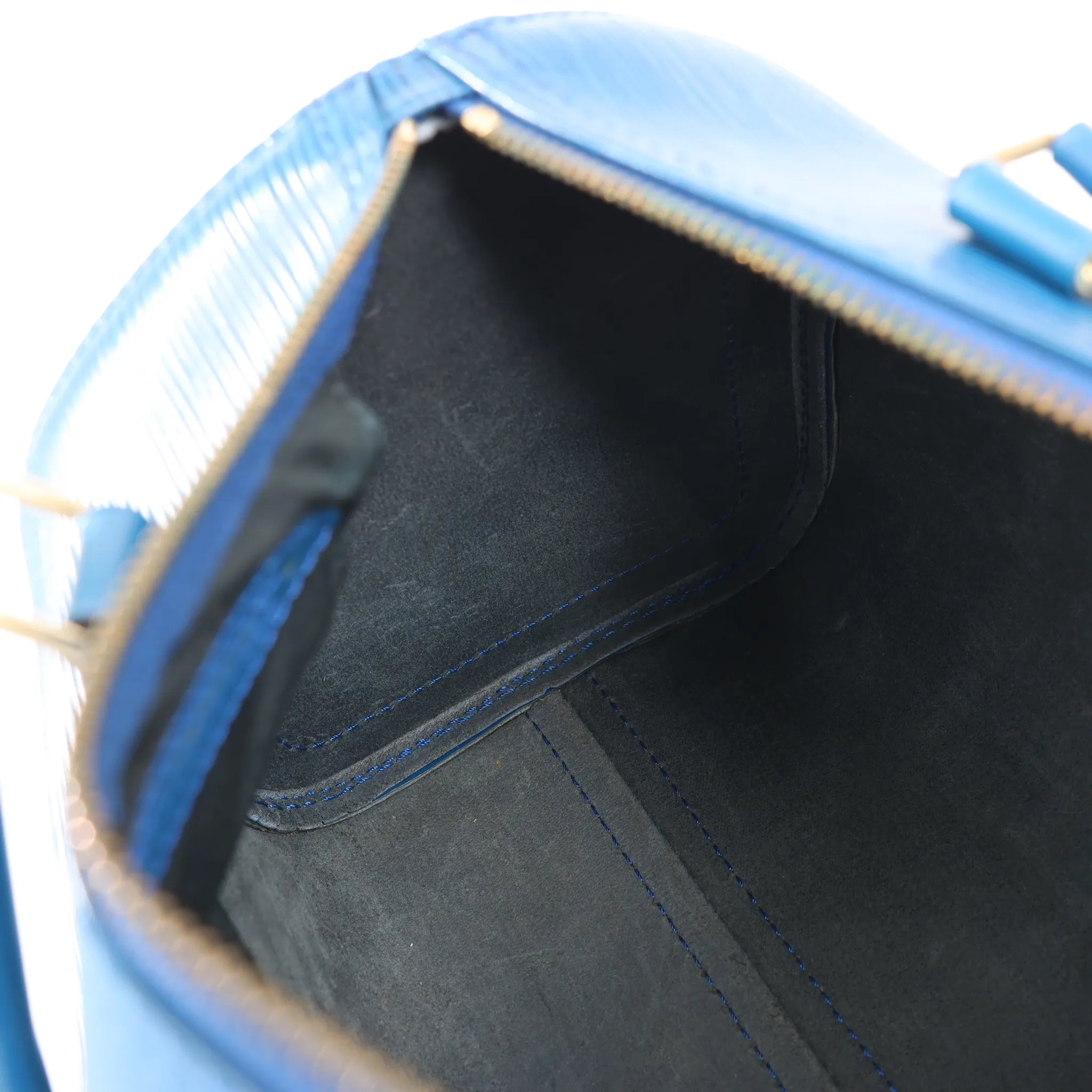 Louis Vuitton Epi Leather Speedy 30 Handbag in Blue M43005