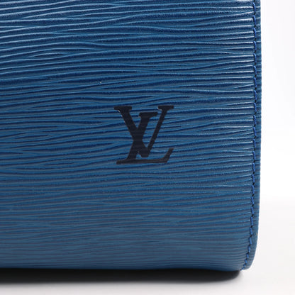 Louis Vuitton Epi Leather Speedy 30 Handbag in Blue M43005