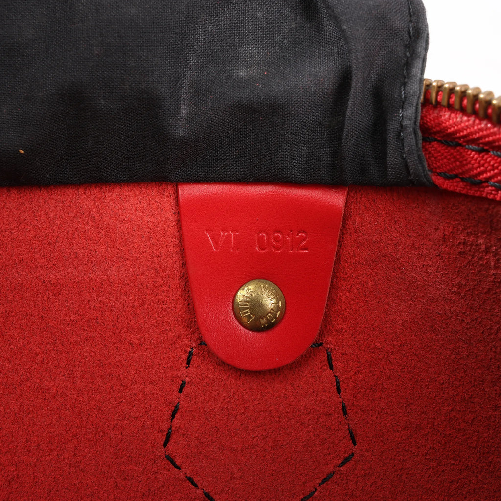 Louis Vuitton Epi leather Speedy 30 Handbag in Red M43007