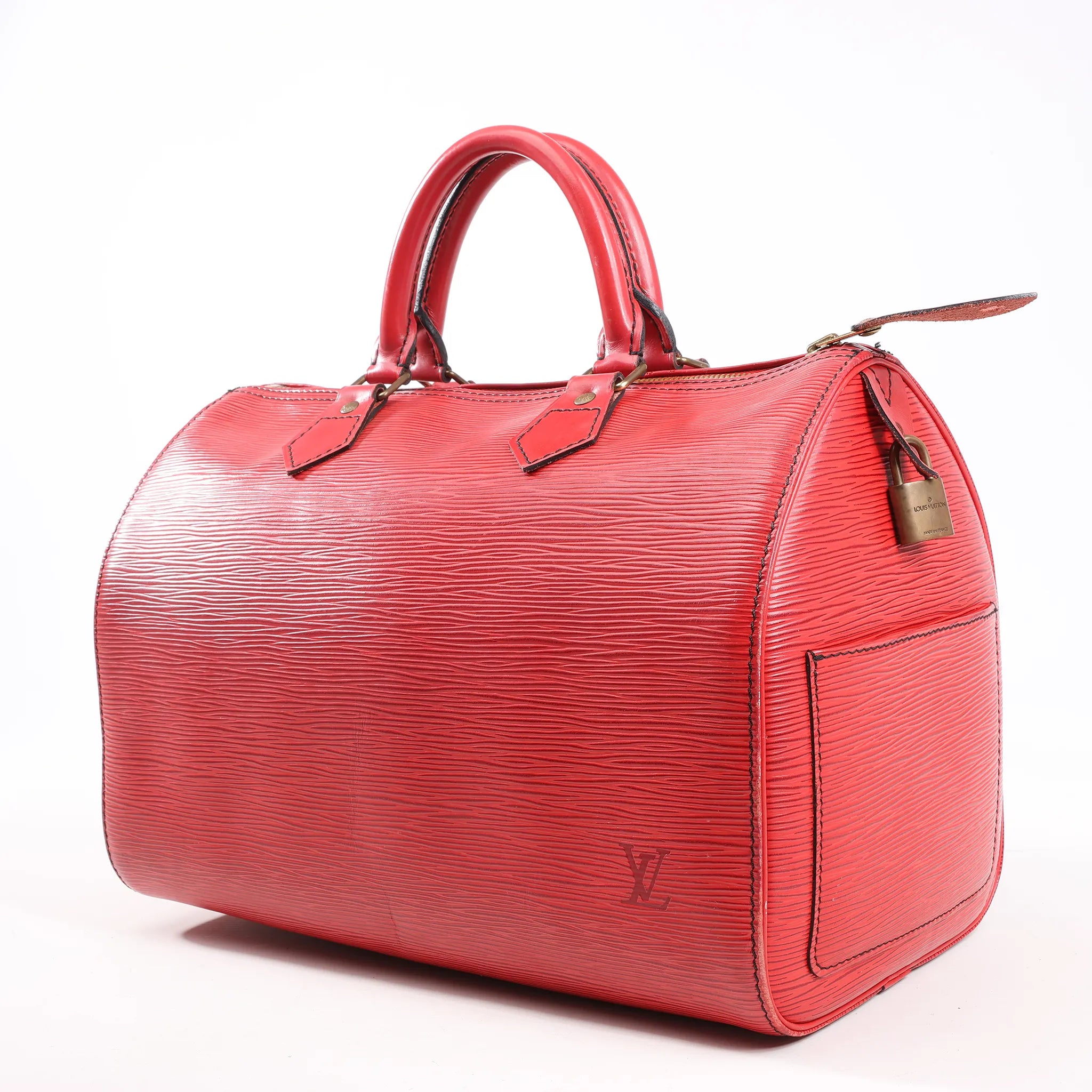 Louis Vuitton Epi leather Speedy 30 Handbag in Red M43007