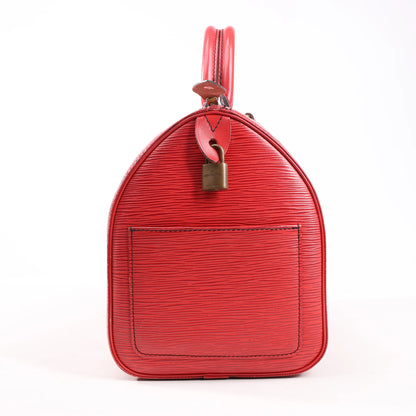 Louis Vuitton Epi leather Speedy 30 Handbag in Red M43007