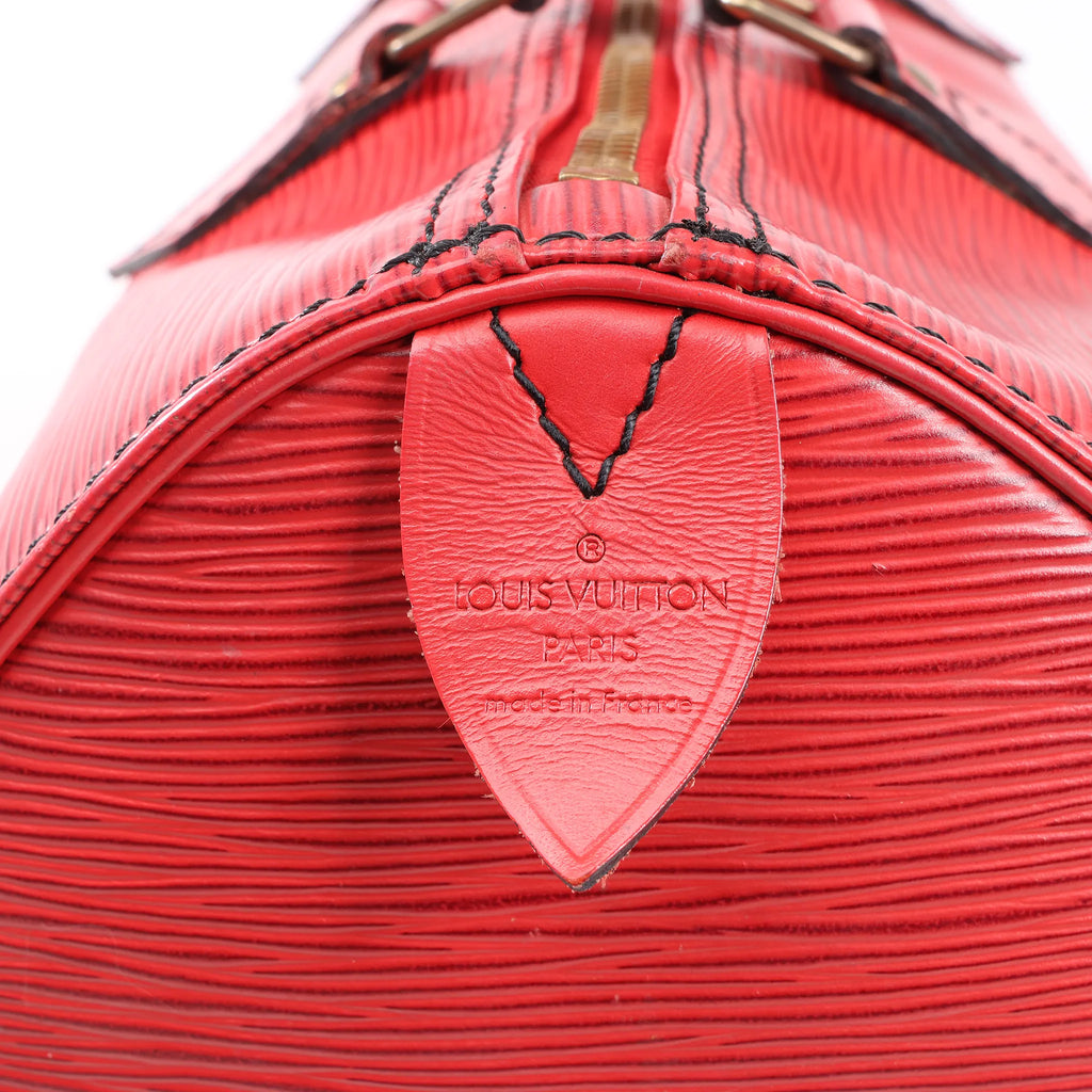 Louis Vuitton Epi leather Speedy 30 Handbag in Red M43007
