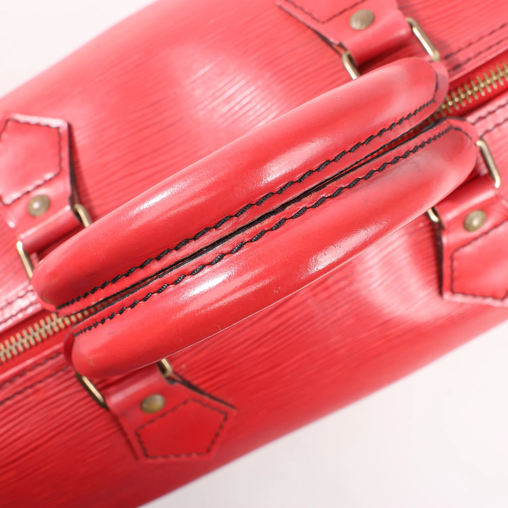 Louis Vuitton Epi leather Speedy 30 Handbag in Red M43007