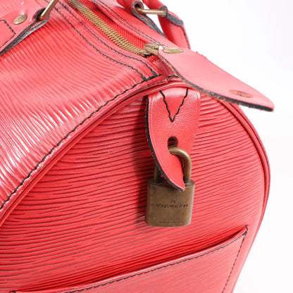 Louis Vuitton Epi leather Speedy 30 Handbag in Red M43007