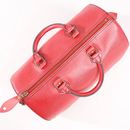 Louis Vuitton Speedy 30 Handtasche aus Epi-Leder in Rot M43007