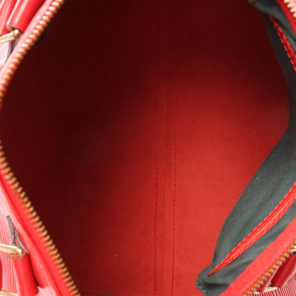 Louis Vuitton Speedy 30 Epi leather Handbag in Red M43007