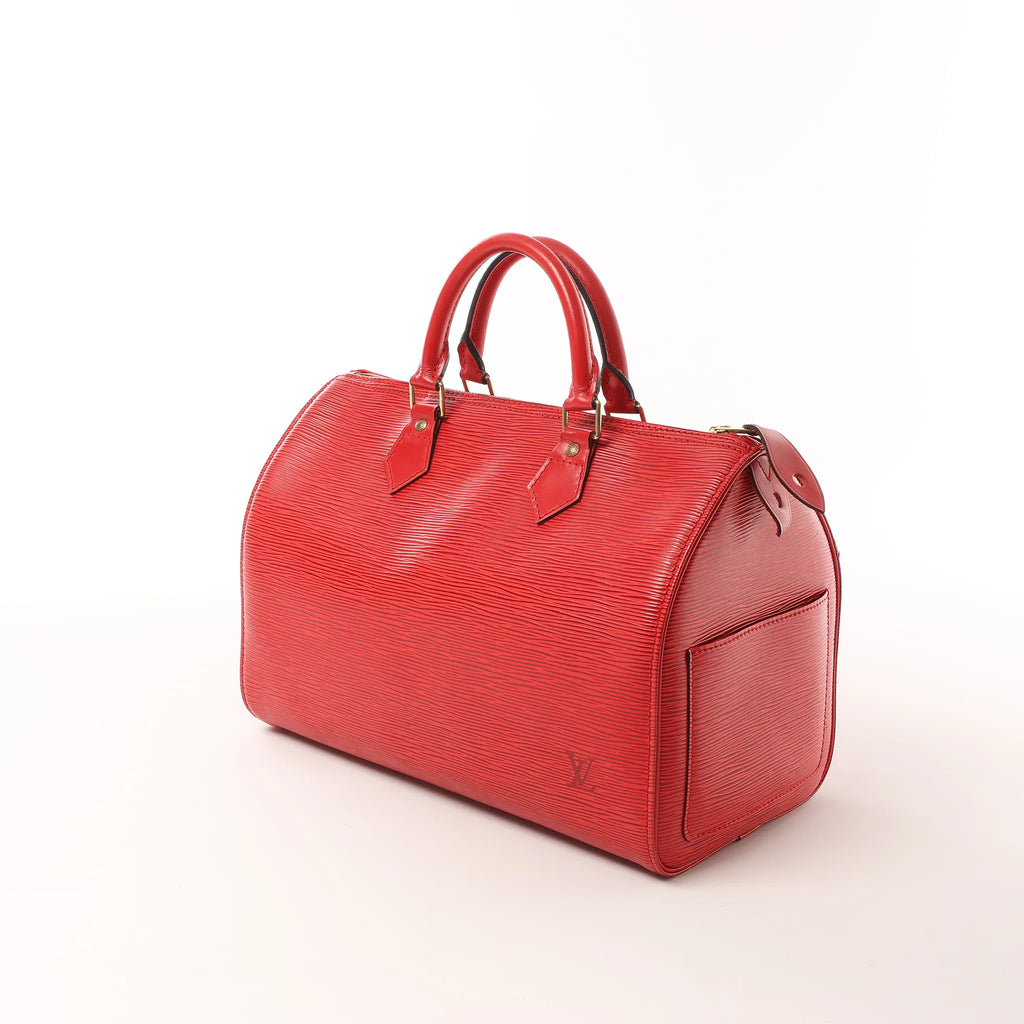 Louis Vuitton Speedy 30 Epi leather Handbag in Red M43007