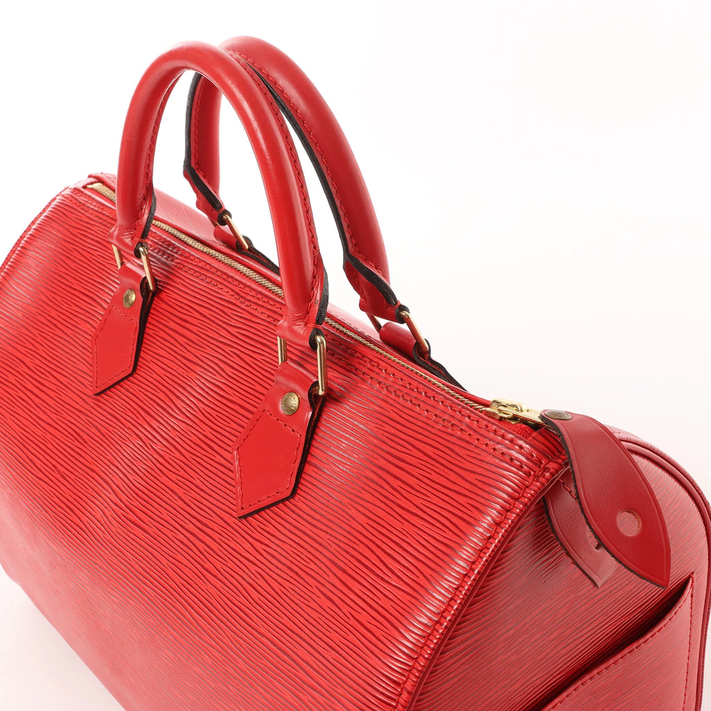 Louis Vuitton Speedy 30 Epi leather Handbag in Red M43007