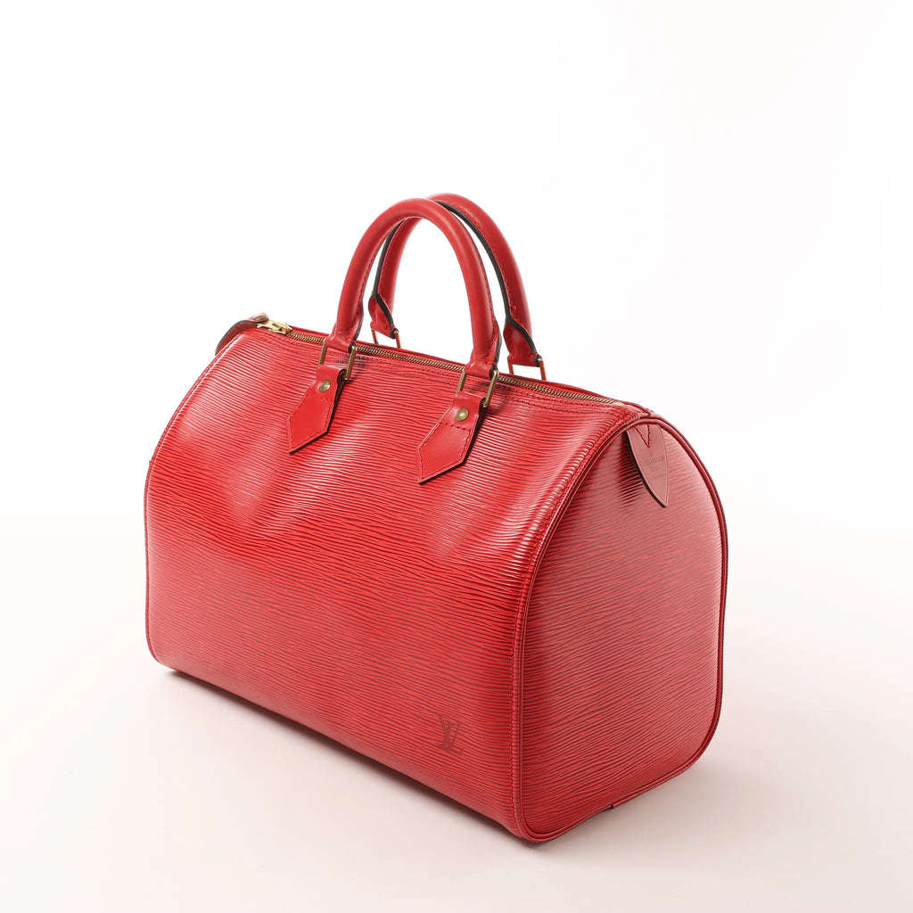 Louis Vuitton Speedy 30 Epi leather Handbag in Red M43007