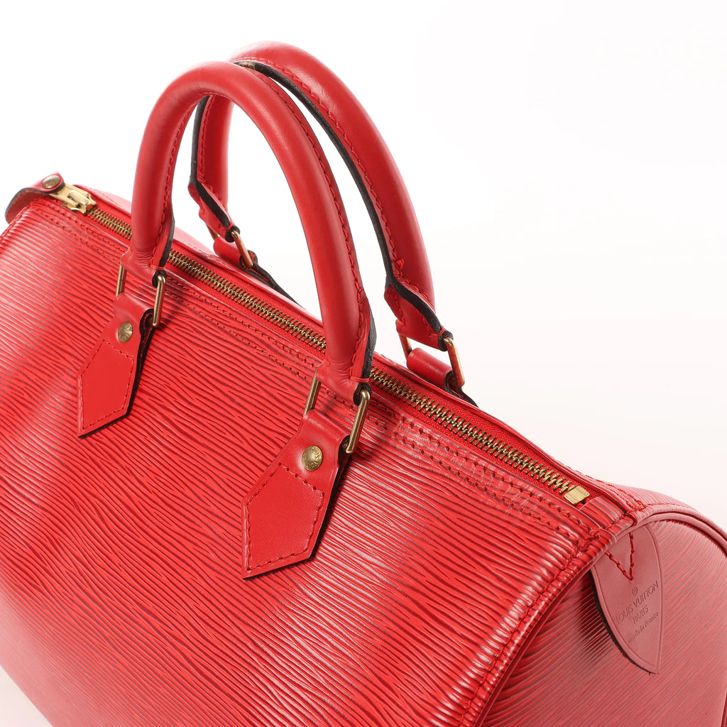 Louis Vuitton Speedy 30 Epi leather Handbag in Red M43007