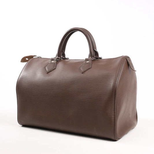 Louis Vuitton Speedy 30 Epi Leather Handbag in Brown M5902D