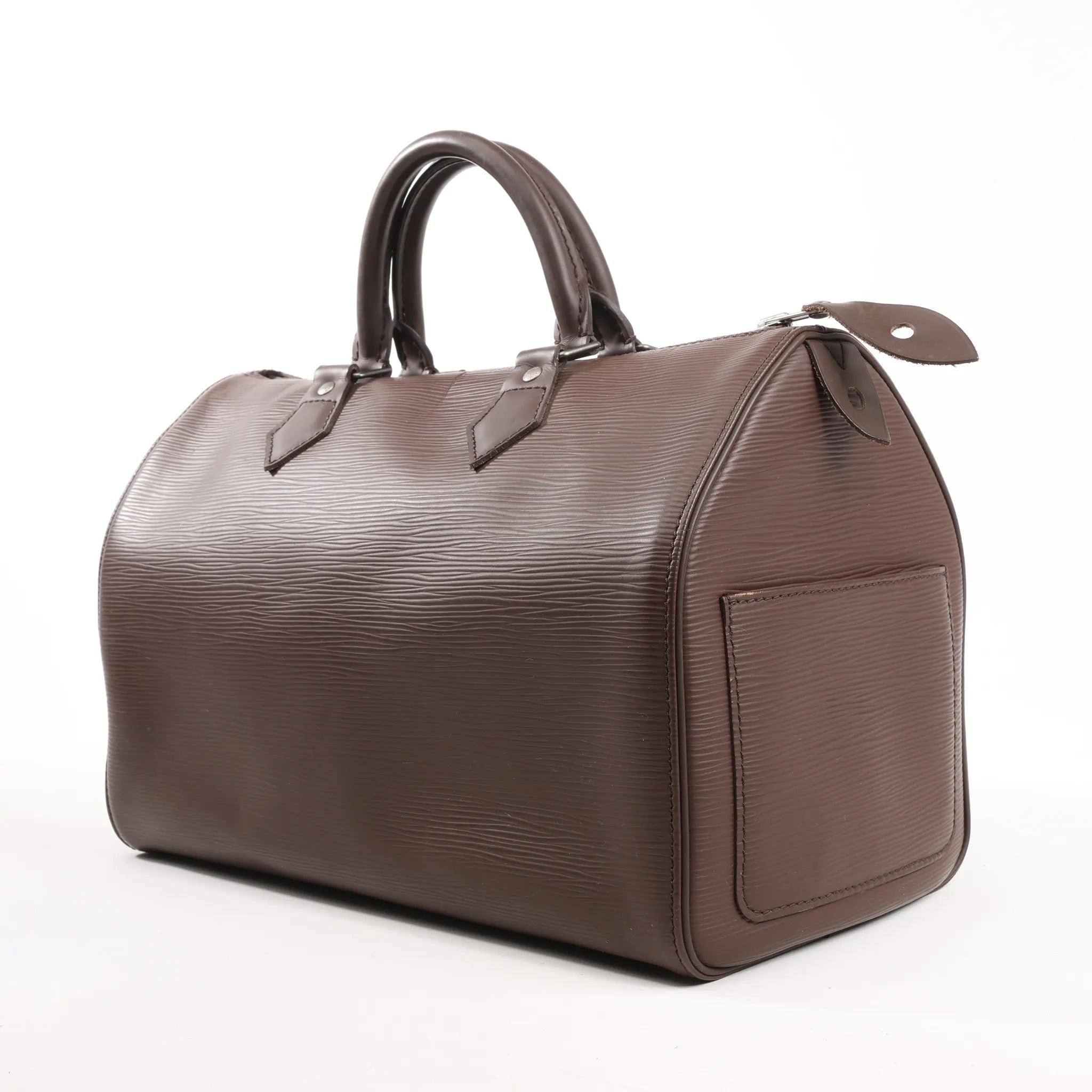 Louis Vuitton Speedy 30 Epi Leather Handbag in Brown M5902D