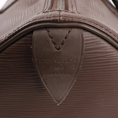 Louis Vuitton Speedy 30 Epi Leather Handbag in Brown M5902D