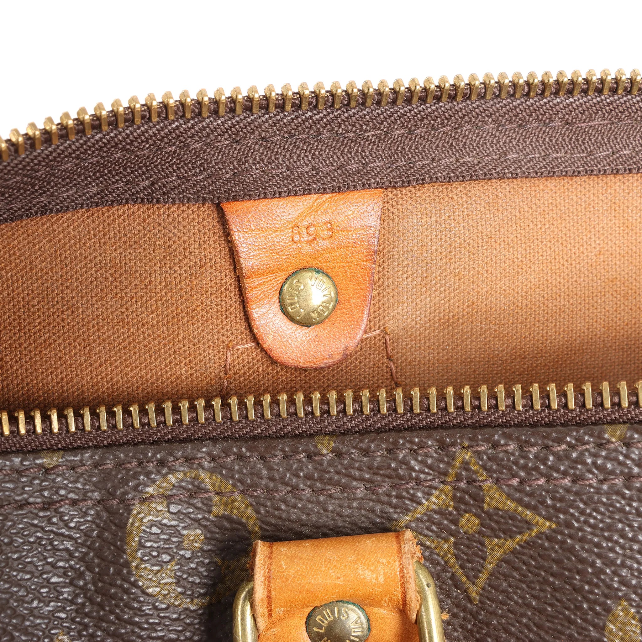 Louis Vuitton Speedy 30 Monogram Canvas Handbag in Brown M41526