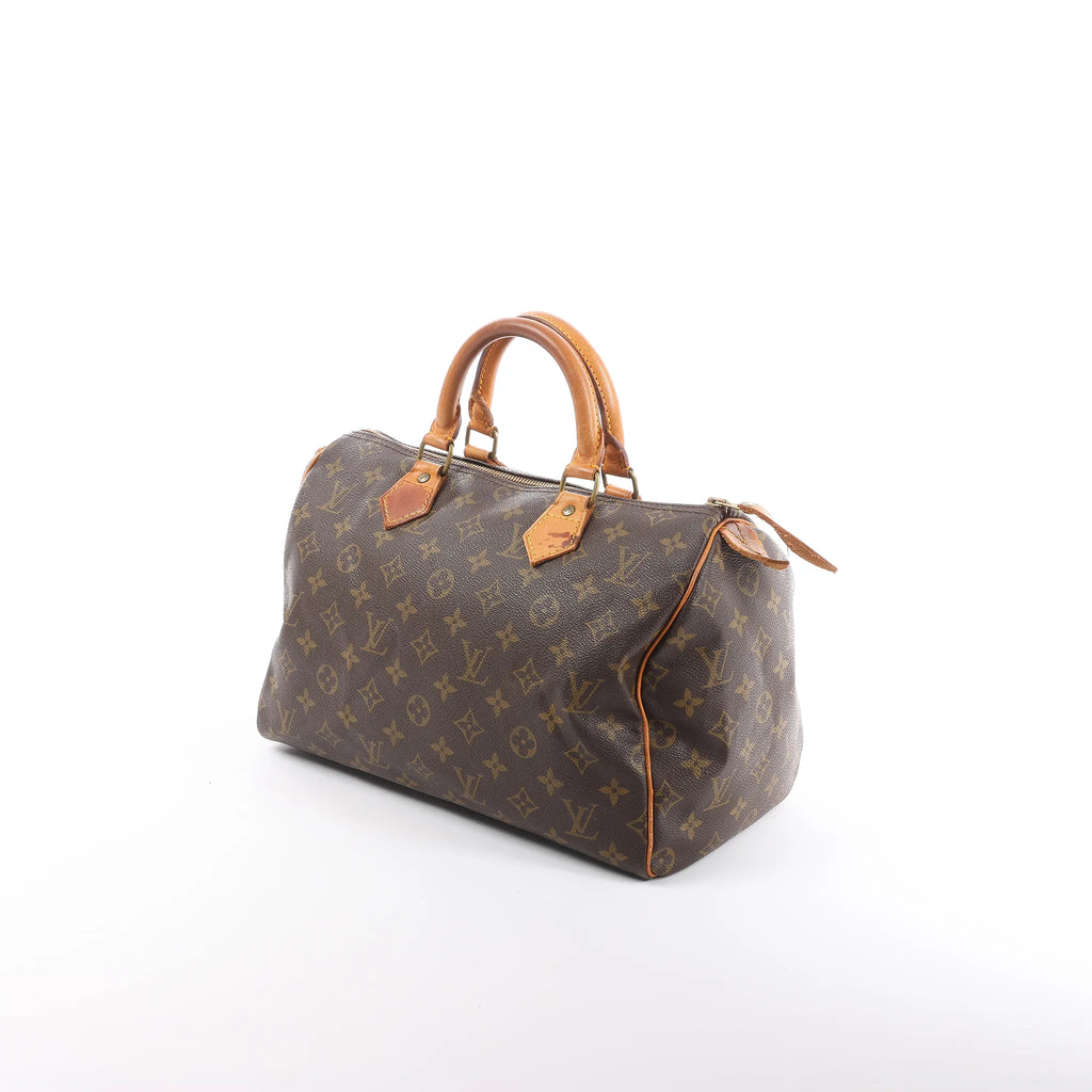Louis Vuitton Speedy 30 Monogram Canvas Handbag in Brown M41526