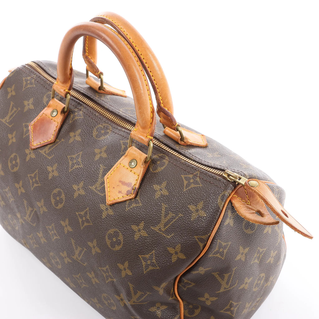 Louis Vuitton Speedy 30 Monogram Canvas Handbag in Brown M41526