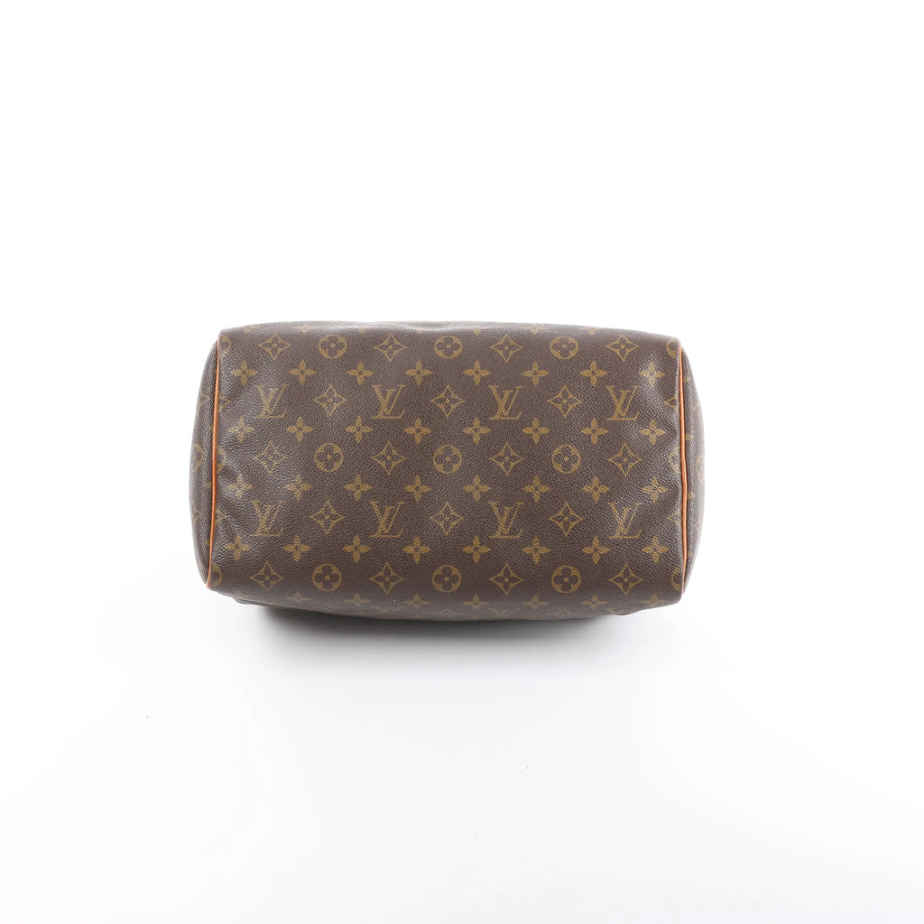 Louis Vuitton Speedy 30 Monogram Canvas Handbag in Brown M41526