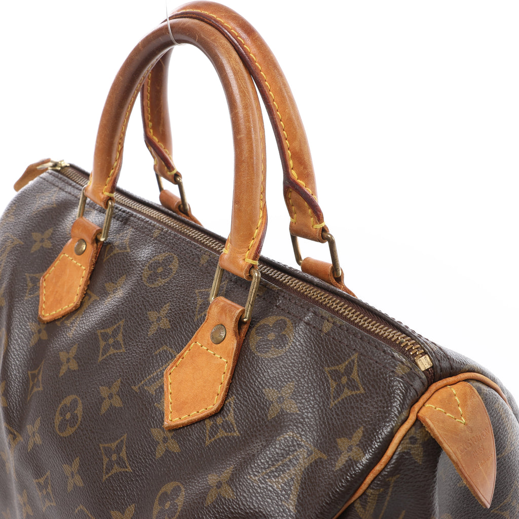 Louis Vuitton Speedy 30 Monogram Handbag in Brown M41526