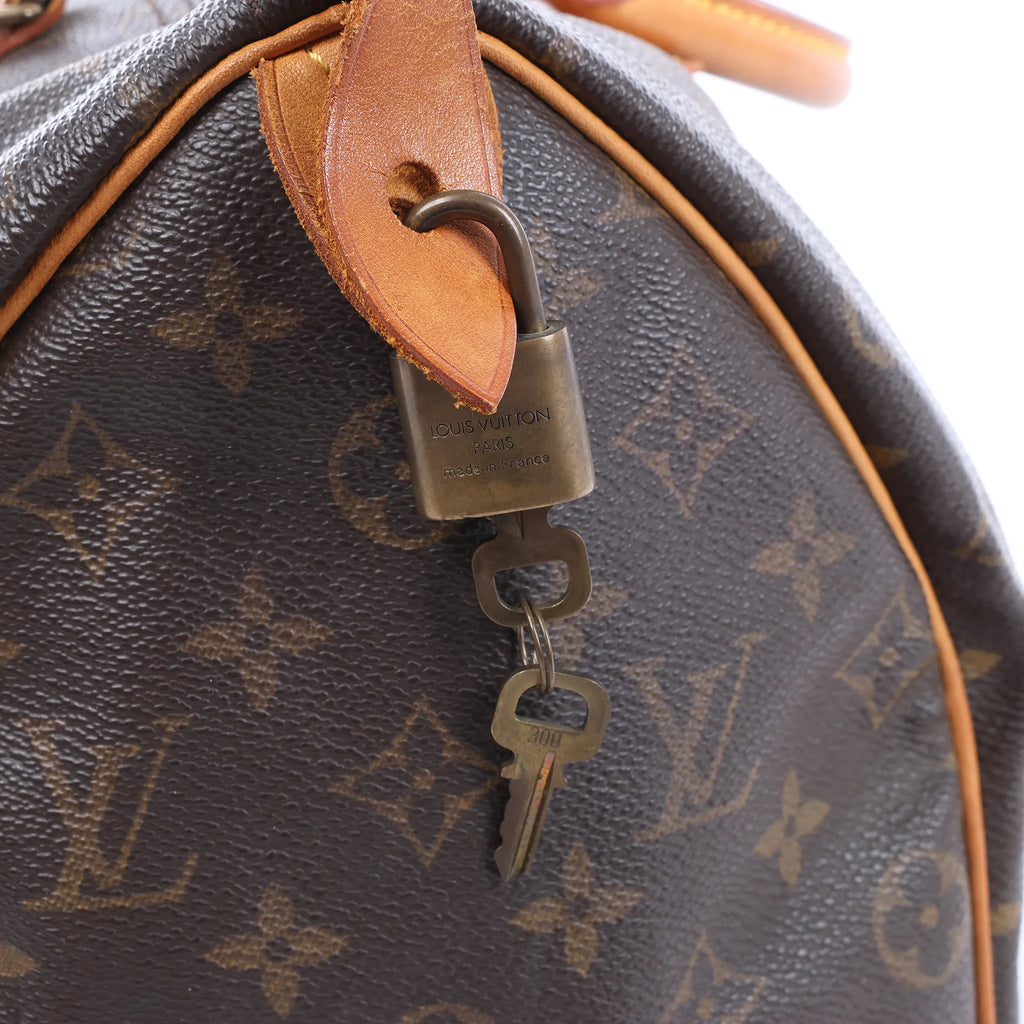 Louis Vuitton Speedy 30 Monogram Canvas Handbag in Brown M41526