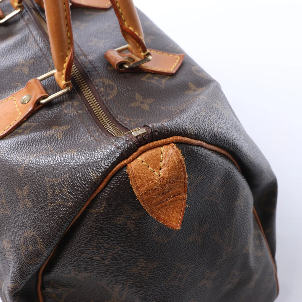 Louis Vuitton Speedy 30 Monogram Canvas Handbag in Brown M41526