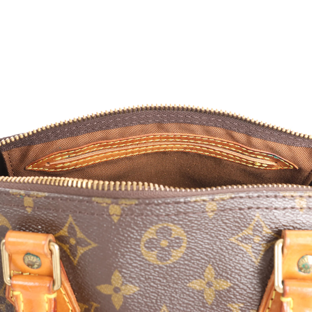 Louis Vuitton Speedy 30 Monogram Canvas Handbag in Brown M41526