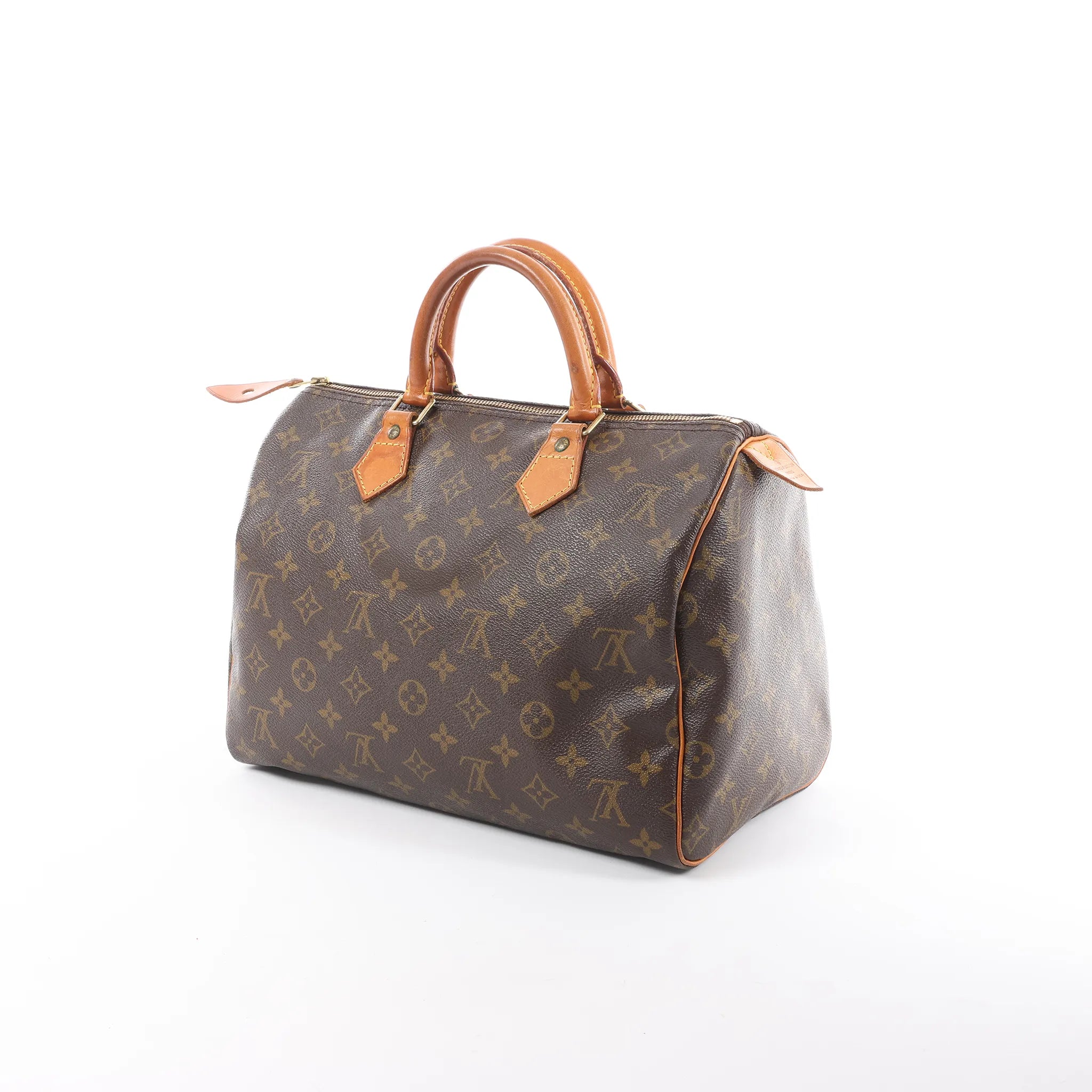 Louis Vuitton Speedy 30 Monogram Canvas Handbag in Brown M41526