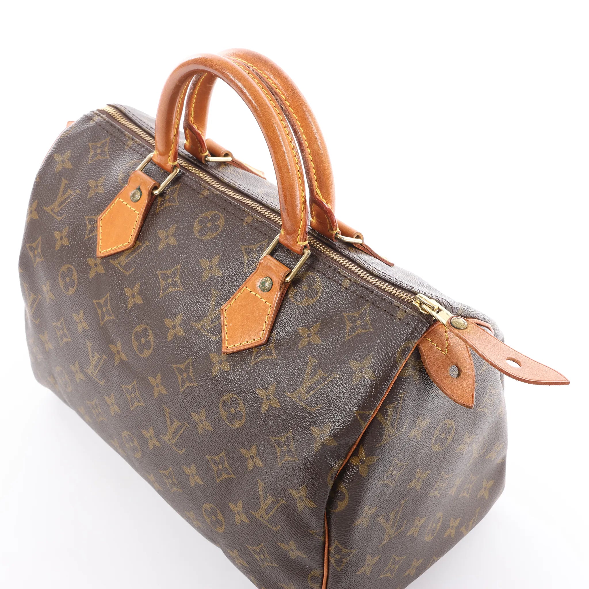 Louis Vuitton Speedy 30 Monogram Canvas Handbag in Brown M41526