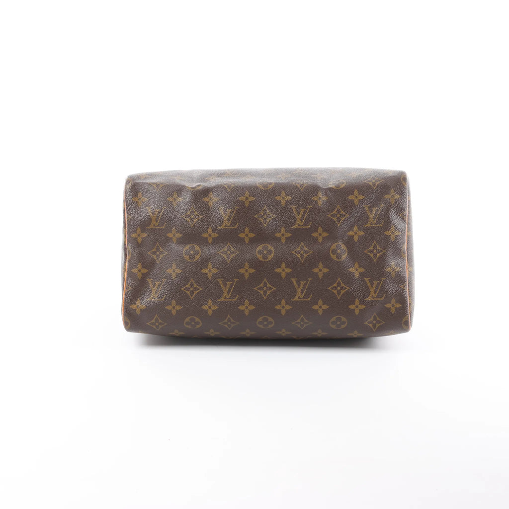 Louis Vuitton Speedy 30 Monogram Canvas Handbag in Brown M41526