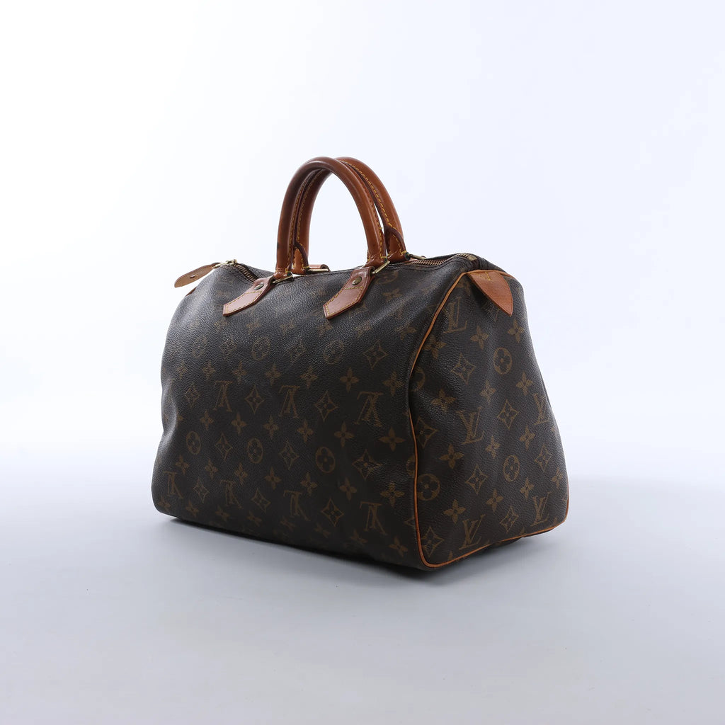 Louis Vuitton Speedy 30 Monogram Canvas Handbag in Brown M41526