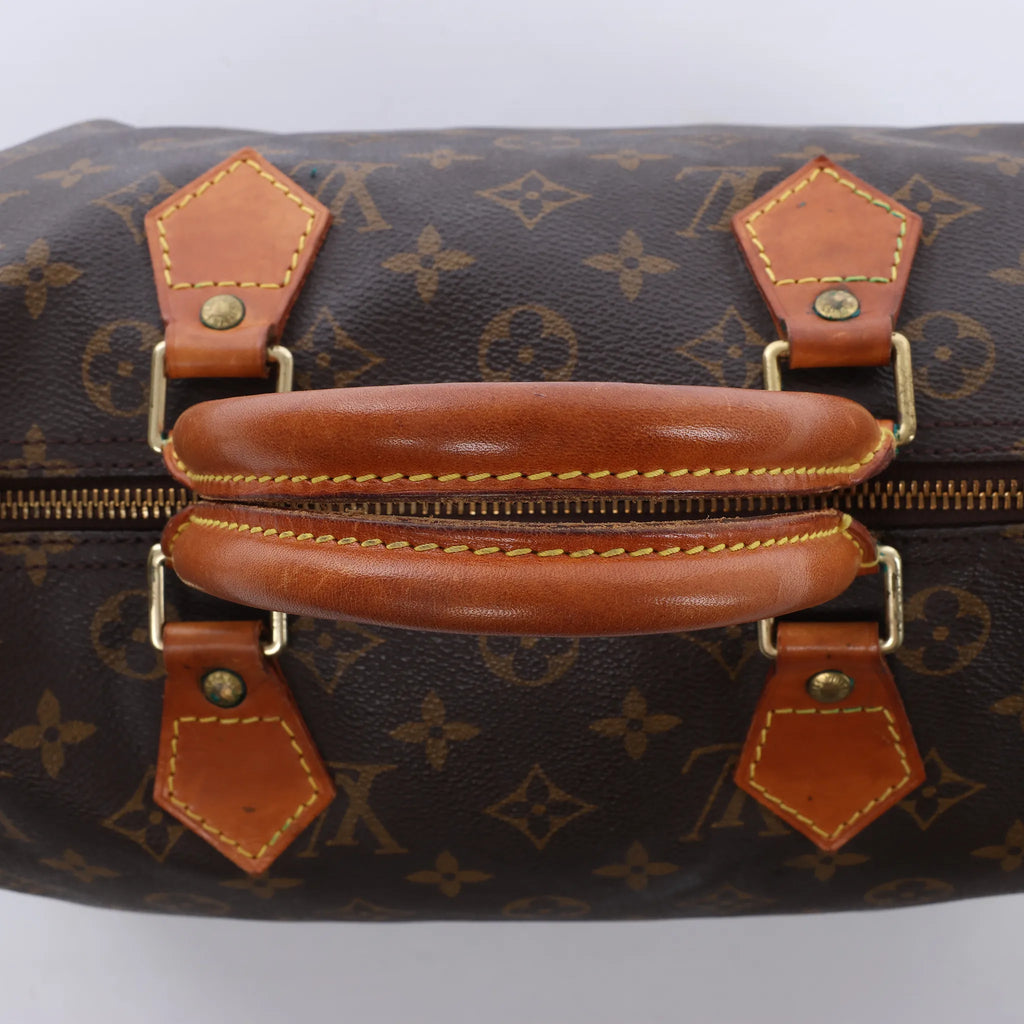 Louis Vuitton Speedy 30 Monogram Canvas Handbag in Brown M41526