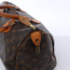 Louis Vuitton Speedy 30 Monogram Canvas Handbag in Brown M41526