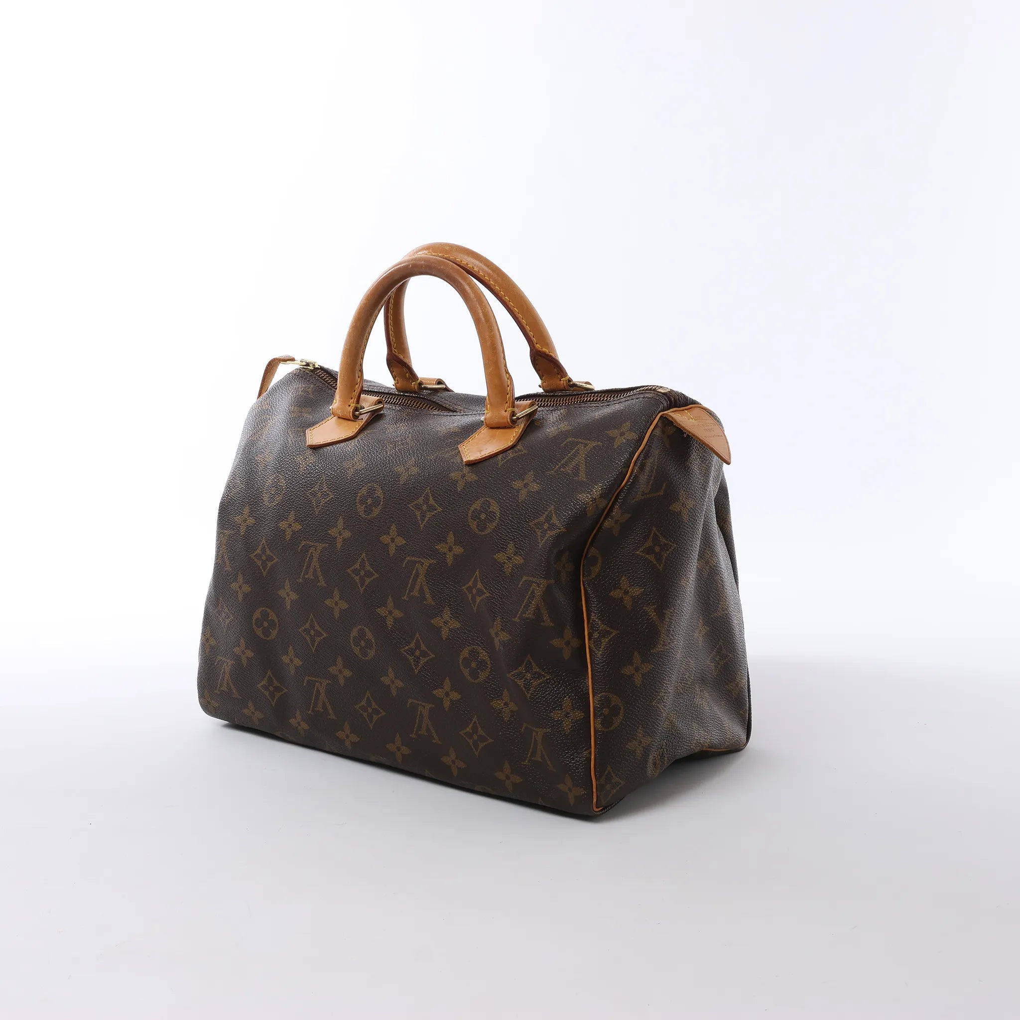 Louis Vuitton Speedy 30 Monogram Canvas Handbag in Brown M41526