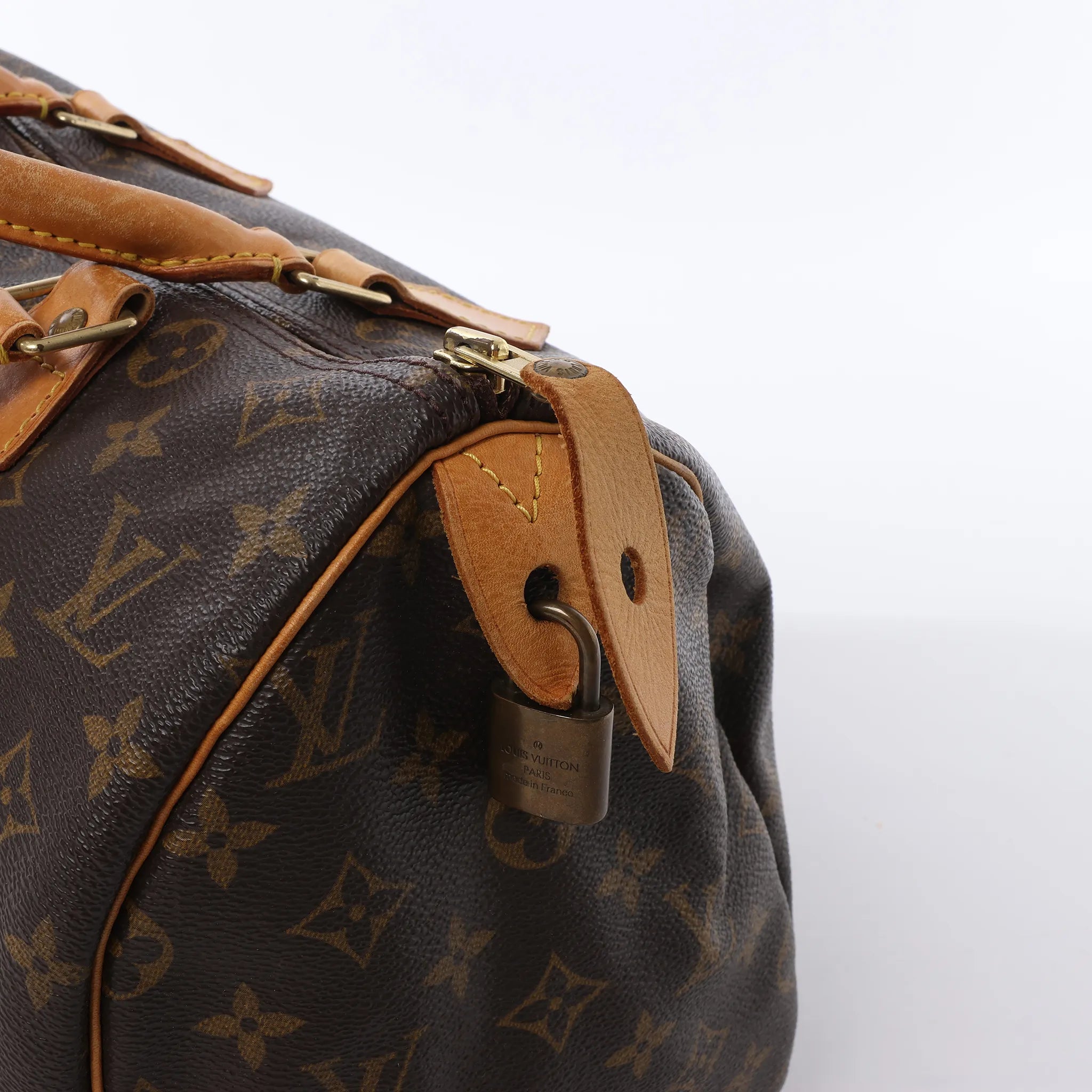 Louis Vuitton Speedy 30 Monogram Canvas Handbag in Brown M41526
