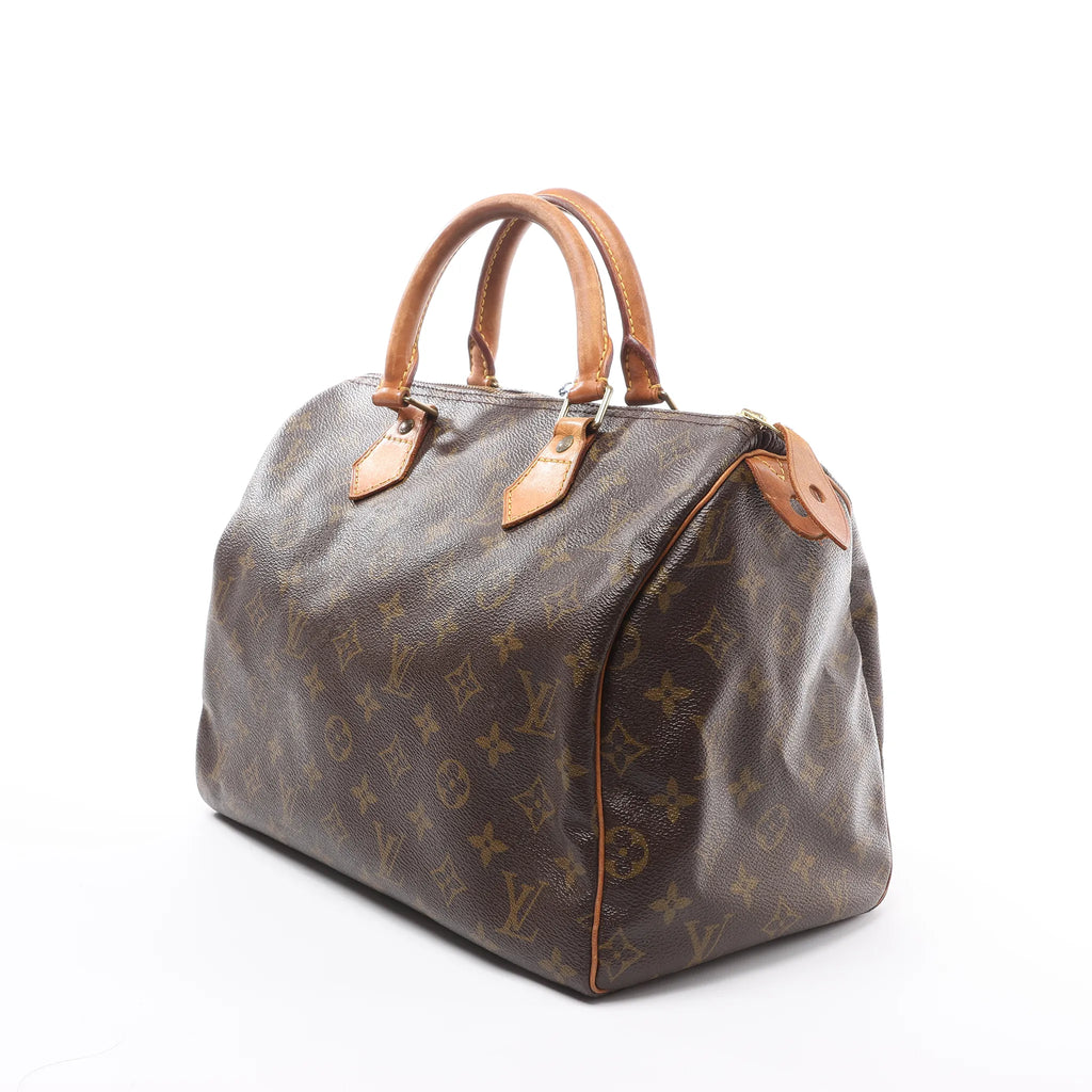 Louis Vuitton Speedy 30 Monogram Canvas Handbag in Brown M41526