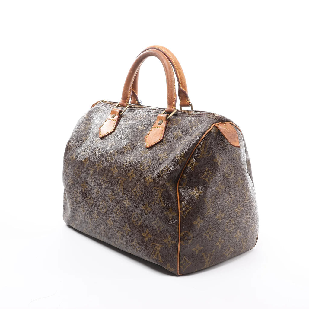 Louis Vuitton Speedy 30 Monogram Canvas Handbag in Brown M41526