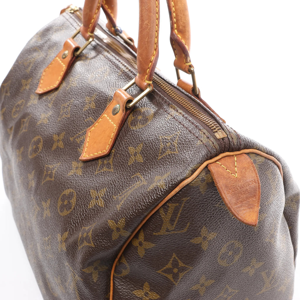 Louis Vuitton Speedy 30 Monogram Canvas Handbag in Brown M41526