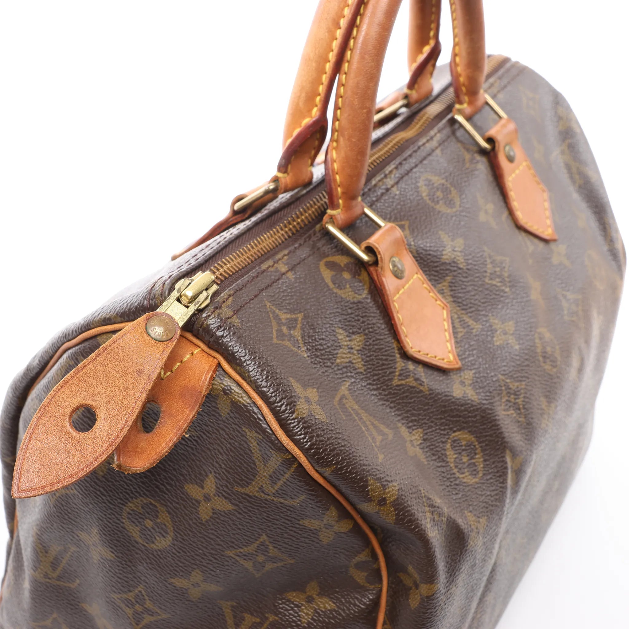 Louis Vuitton Speedy 30 Monogram Canvas Handbag in Brown M41526