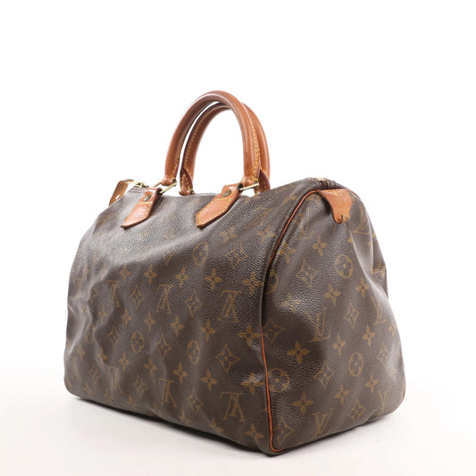 Louis Vuitton Speedy 30 Monogram Handbag in Brown M41526