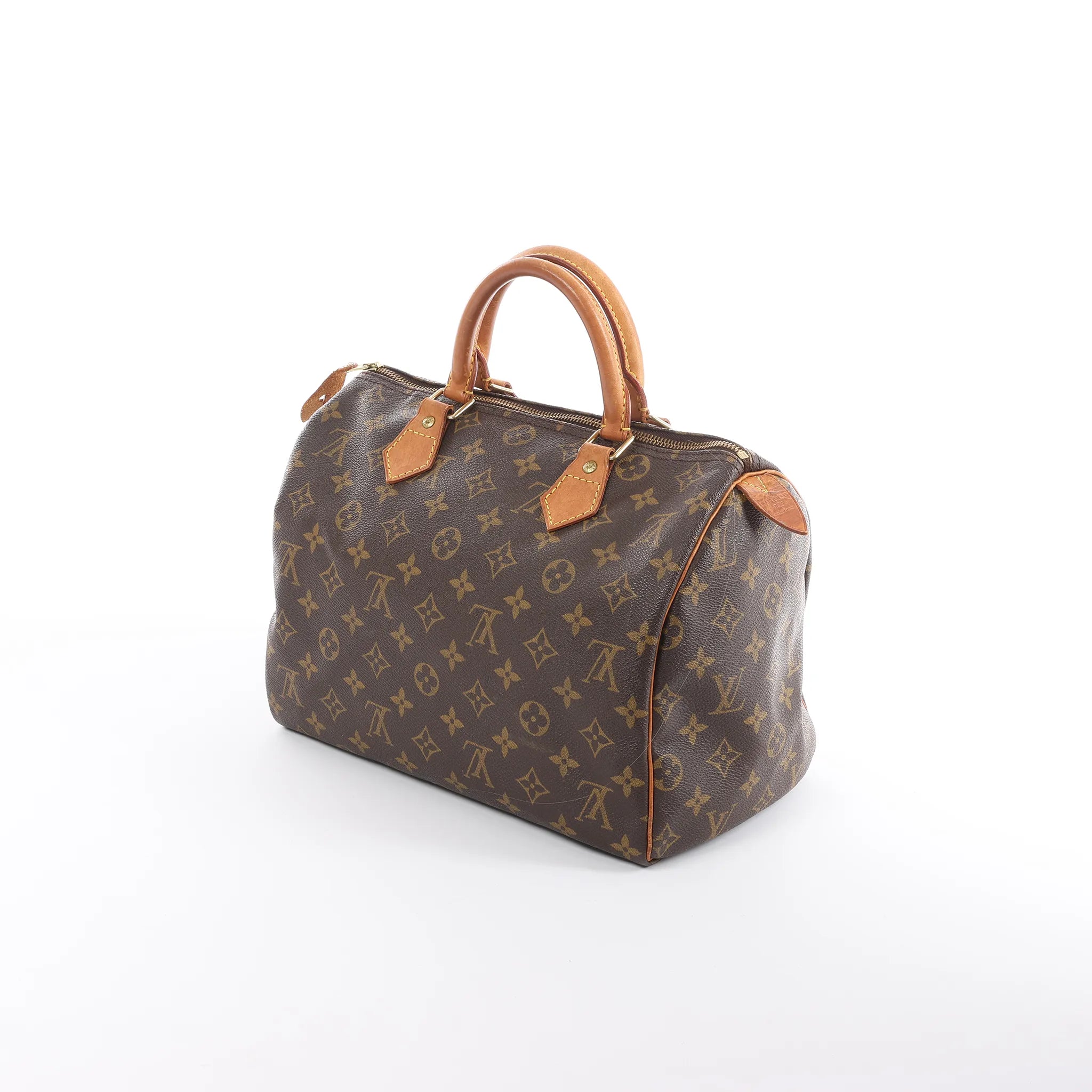 Louis Vuitton Speedy 30 Monogram Canvas Handbag in Brown M41526