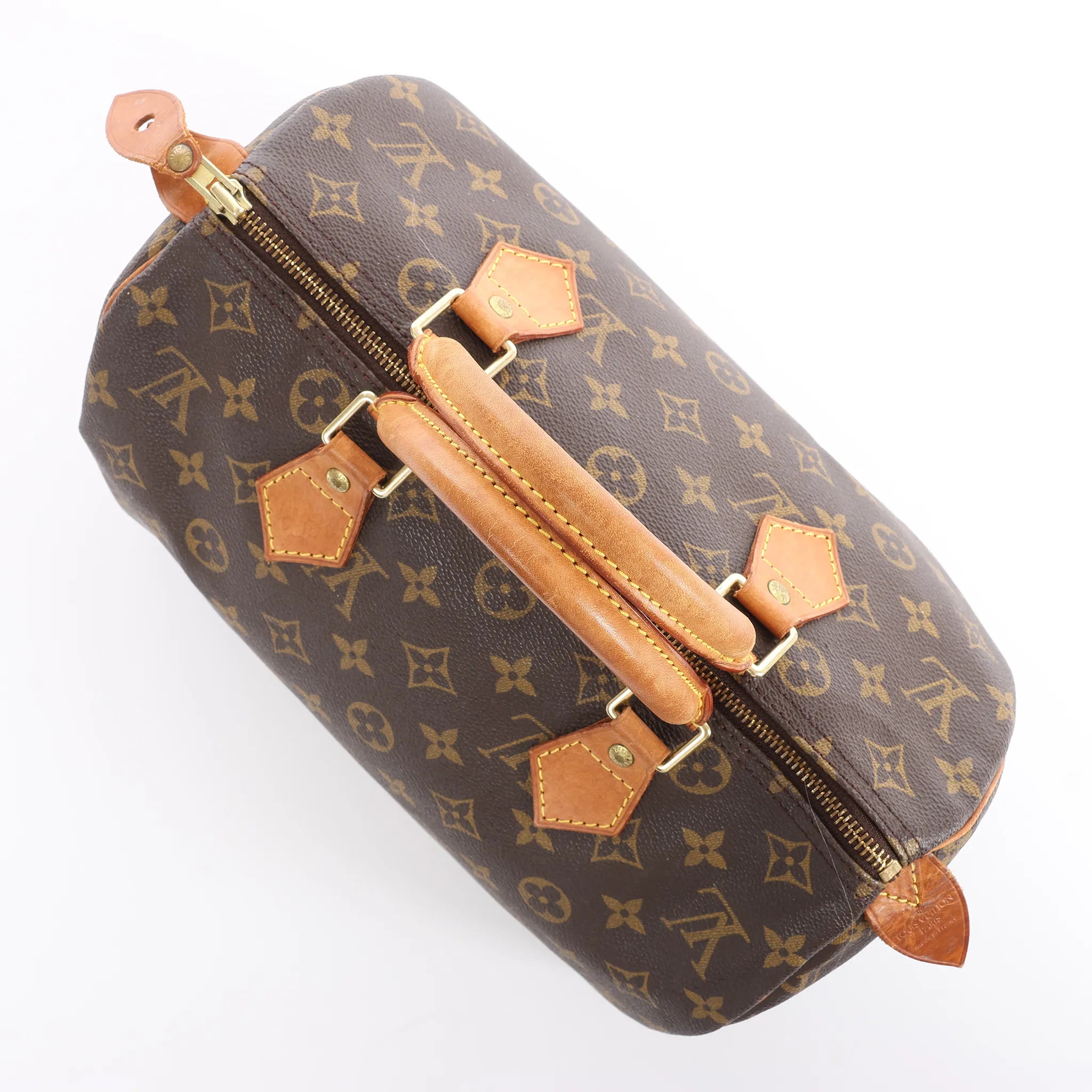Louis Vuitton Speedy 30 Monogram Canvas Handbag in Brown M41526
