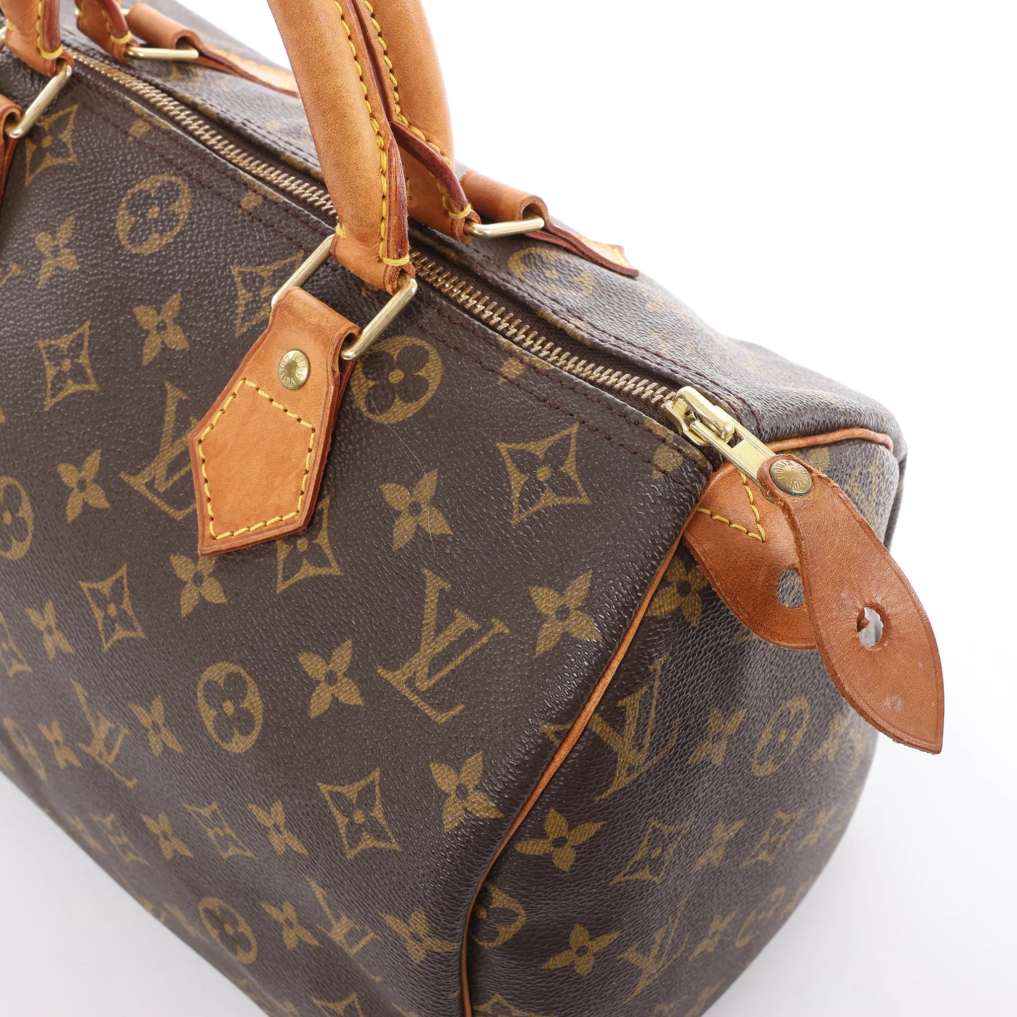 Louis Vuitton Speedy 30 Monogram Canvas Handbag in Brown M41526