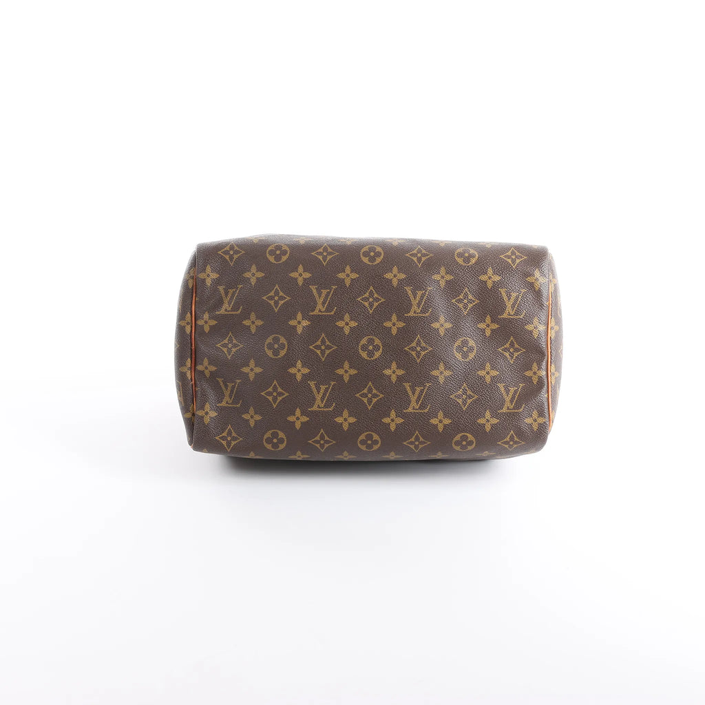 Louis Vuitton Speedy 30 Monogram Canvas Handbag in Brown M41526