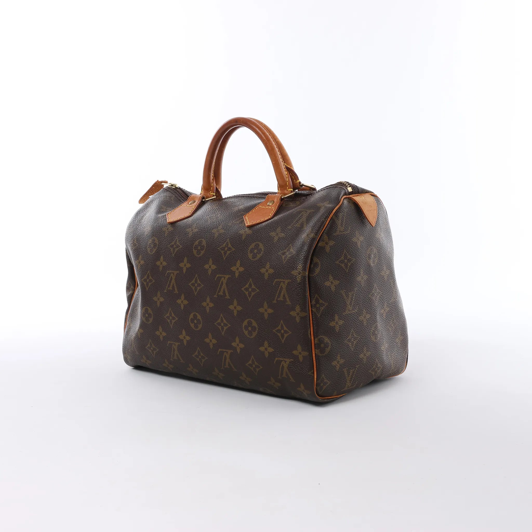 Louis Vuitton Speedy 30 Monogram Canvas Handbag in Brown M41526