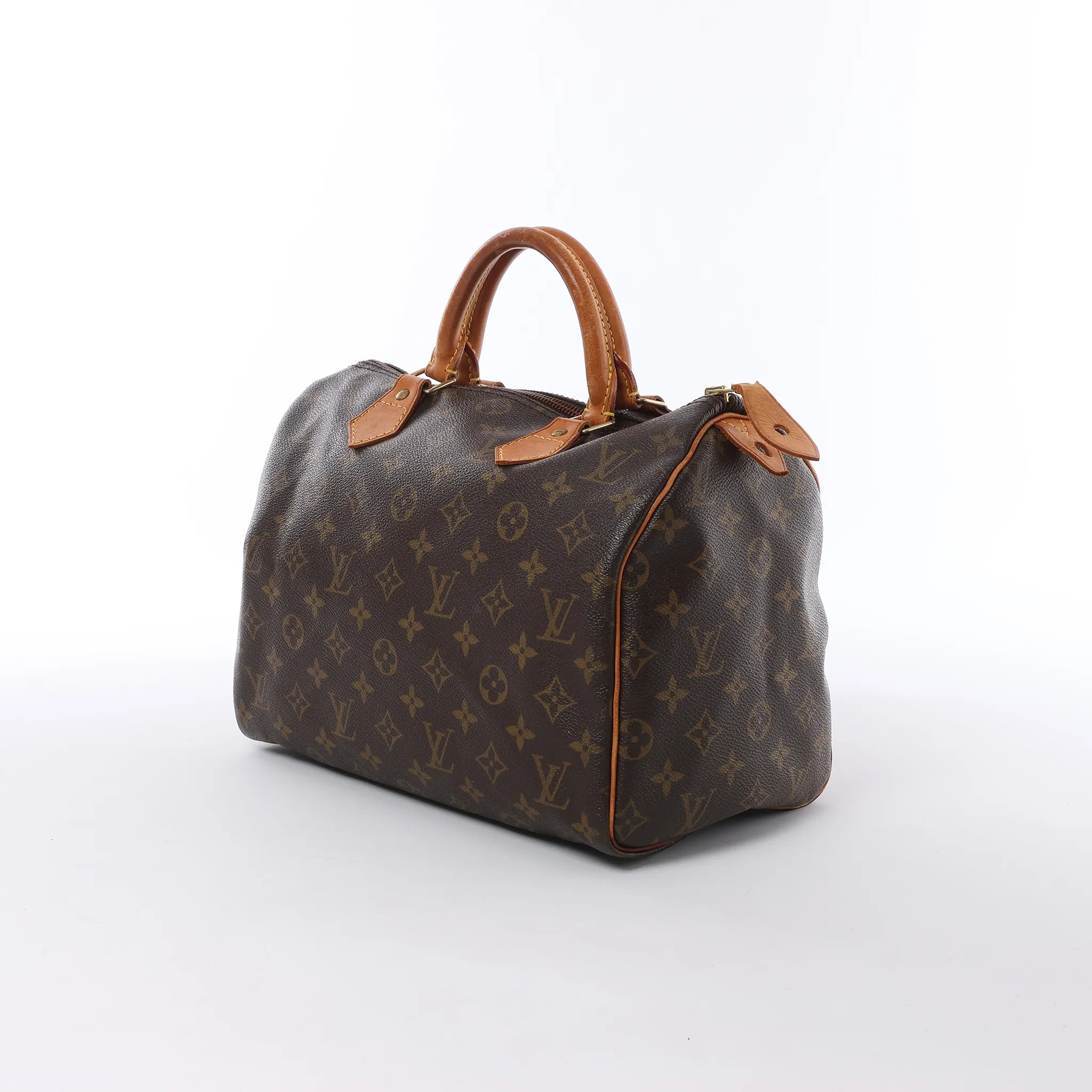 Louis Vuitton Speedy 30 Monogram Canvas Handbag in Brown M41526