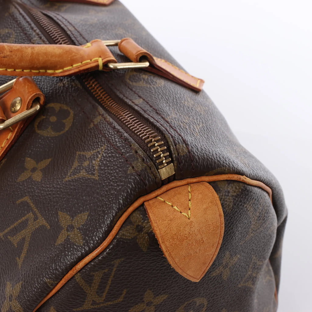 Louis Vuitton Speedy 30 Monogram Canvas Handbag in Brown M41526